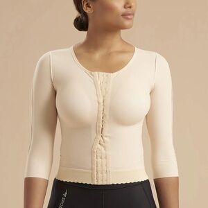 New Marena Recovery FV2M Compression Vest | Beige | Medium | 3/4 Sleeves